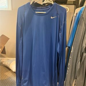Nike Pro Royal Blue Long Sleeve Top